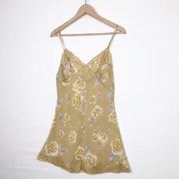 Victoria’s Secret floral lace, and rose chemise slip dress - Picture 6 of 9